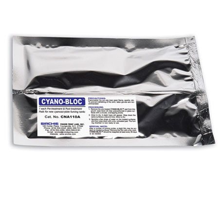 Sirchie CYANO-BLOC Pads, 5 Pack Fuming Chamber Cleaners