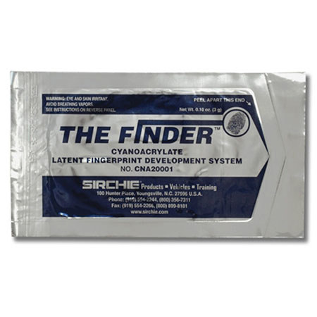 Sirchie "The Finder" Cyanoacrylate Packets, Set of 20