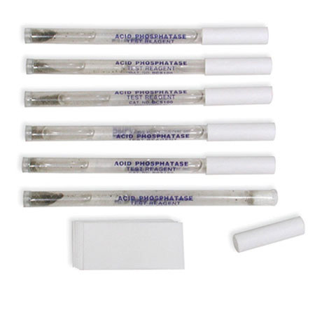 Sirchie Seminal Fluid Identification Dischaps, Set of 6