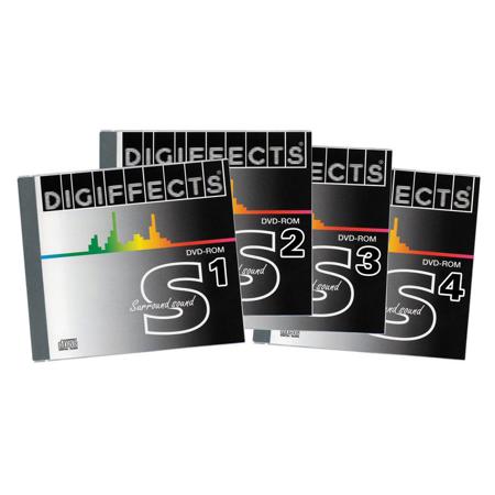 Sound Ideas Digiffects Surround Sound Sound Effects Library Audio CD, 4 CDs