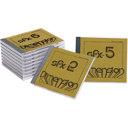 Sound Ideas Dimension Sound Effects Library Audio CD, 10 CDs