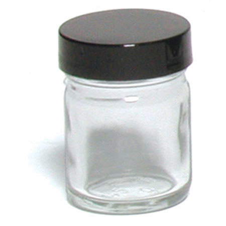 Sirchie Evidence Collection Jar, 1 fl.oz. (30ml), Glass, Set of 16