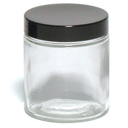 Sirchie Glass Evidence Collection Jar, 4 oz., Glass, Set of 16