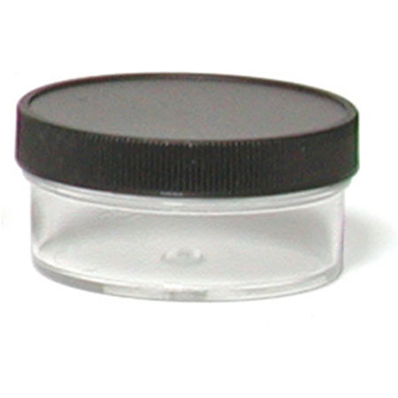 Sirchie Evidence Collection Jars, 2 oz Wide-Mouth, Polystyrene, Set of 15
