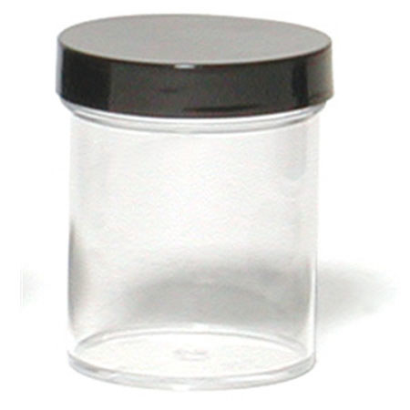 Sirchie Evidence Collection Polystyrene Jars, 4 oz, Set of 15