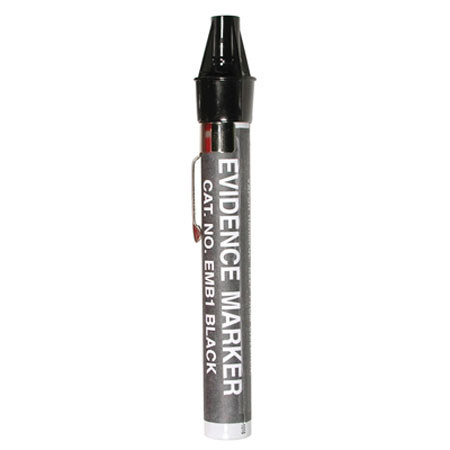 Sirchie Permanent Ink Evidence Marker, Black