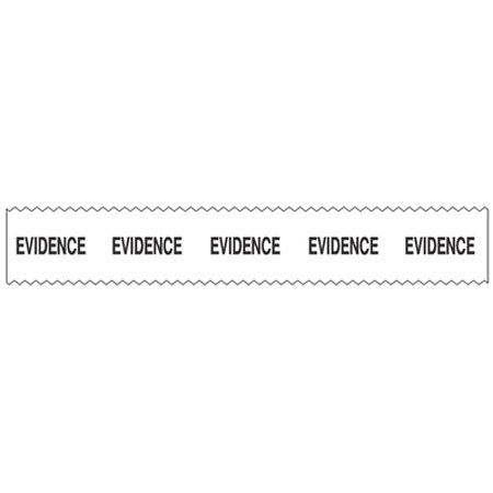 Sirchie E-Z Peel Transparent "Evidence" Tape, 108ft On 1" Core