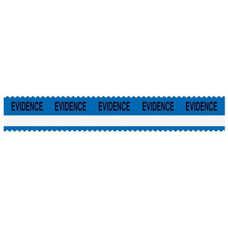 Sirchie E-Z-Peel Blue/White Evidence 108' Tape with White Stripe