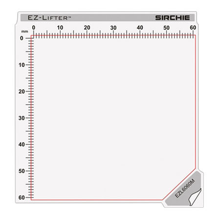 Sirchie EZ-Lifters w/White Vinyl Backing Sheets & ID Labels, 2.37x2.37", 12 Pack