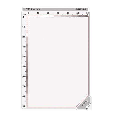 Sirchie EZ-Lifters with White Vinyl Backing Sheets and ID Labels, 3.5x2.37", 12 Pack