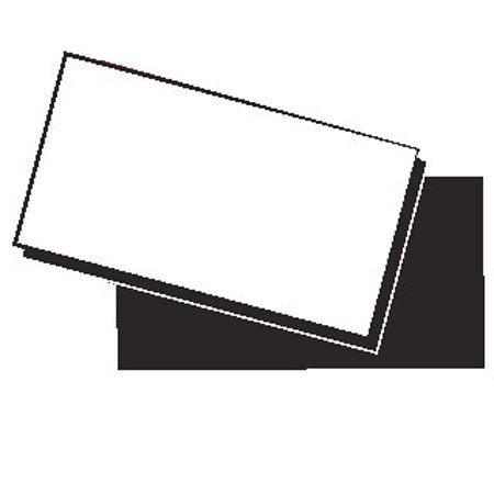 Sirchie Search Reversible Backing Cards, Pack of 100