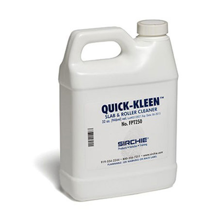 Sirchie QUICK-KLEEN Slab and Roller Cleaner, 32oz