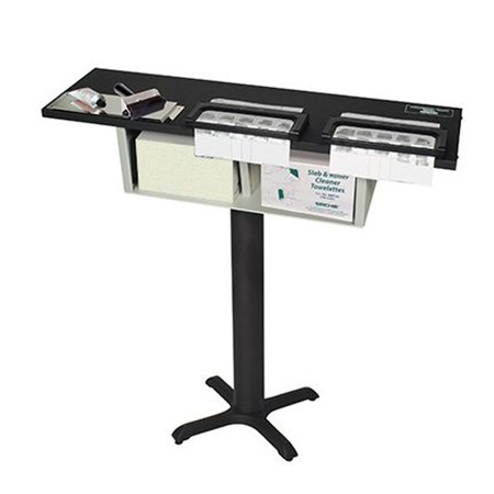 Sirchie Pedestal Ink Slab and Roller Outfit with Double Cardholder
