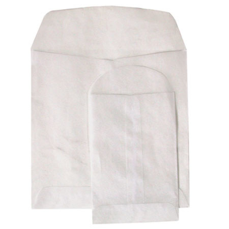 Sirchie Glassine Evidence Envelopes, 5-1/2x5-1/2" Size, 100 Pack