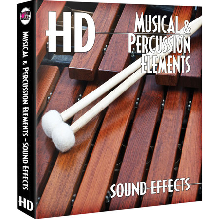 Sound Ideas HD-Musical & Percussion Elements Sound Effects Library on Hard Drive, for Mac