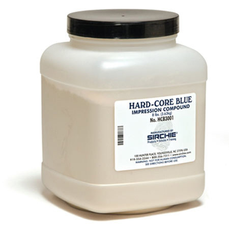 Sirchie Hard-Core Blue Casting Material, 8 lbs. (3.62kg)