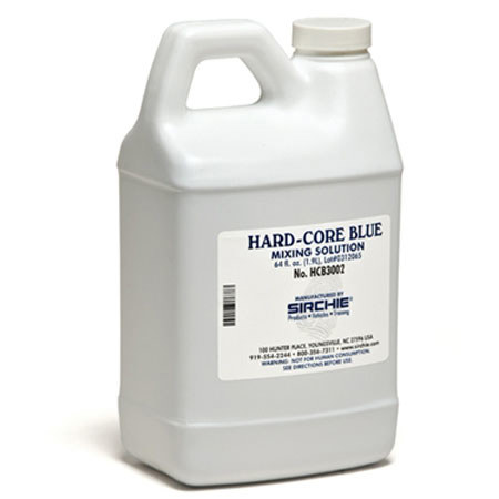 Sirchie HARD-CORE BLUE 64oz Mixing Solution