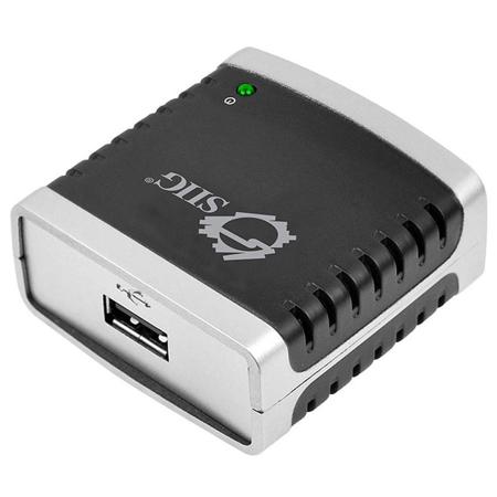 SIIG USB Over IP 1-Port, Black/Silver
