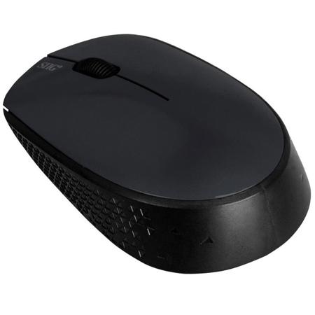 SIIG 3-Button Wireless Optical Mouse, 1200DPI Optical Resolution, Black