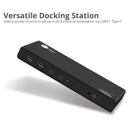 SIIG USB 3.1 Type-C Dual 4K Docking Station with Power Delivery
