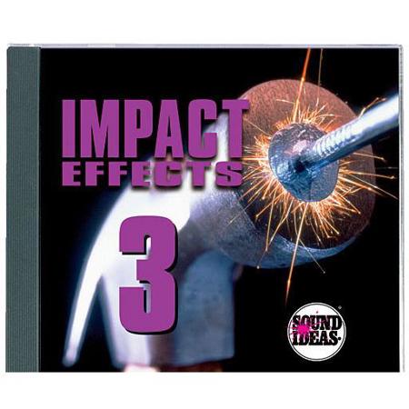 Sound Ideas Impact Effects 3 Sound Effects Library Audio CD