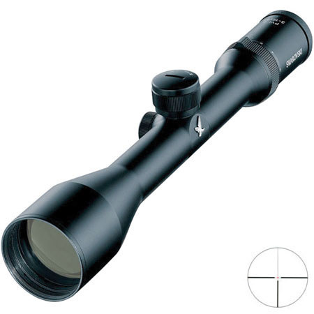 Swarovski Optik 3 - 12x50mm Habicht SR PVI-2 Series Rifle Scope, Matte Black Finish with Illuminated 4I High Grid Reticle, 30mm Tube with Swarovski Rail.