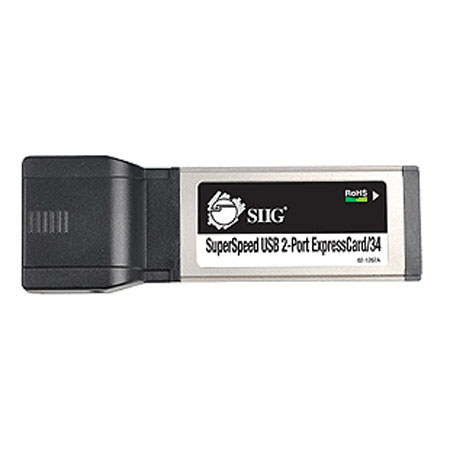 SIIG SuperSpeed USB 3.0 2-Port ExpressCard - Value