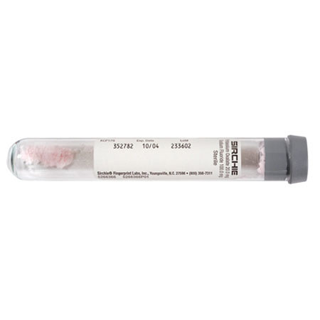 Sirchie Gray Stopper Blood Collection Tube, 10ml