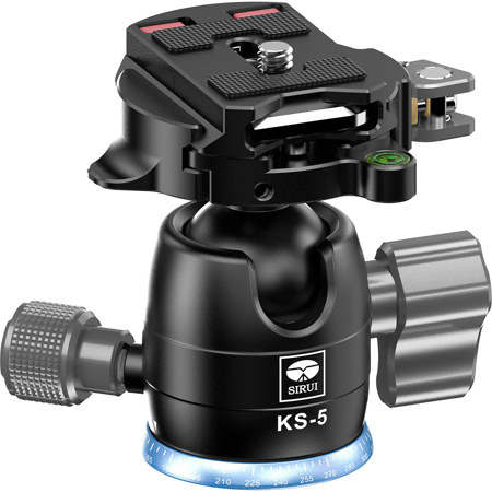 Sirui KS-5 Quick Release Ball Head, 22 lbs Capacity
