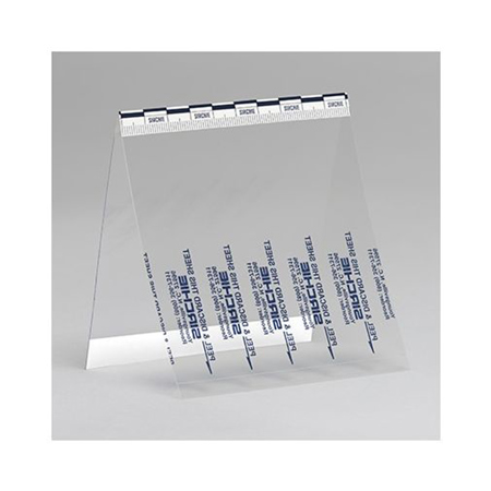 Sirchie 4x4" Write-on Tab Lifter, 12 Each, Transparent
