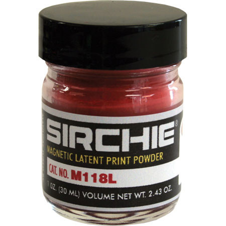 Sirchie Magnetic Latent Print Powder, 1oz, Red
