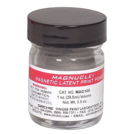 Sirchie MAGNUCLEI Magnetic Latent Print Powder, 1oz