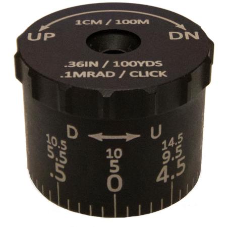 Sightron 0.1 MRAD Tactical Elevation Turret for the SIII6-24x50 Riflescope