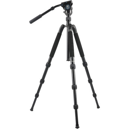 Sirui N-2204SK NS Series CF Tripod/Monopod with VH-10 VH Series Fluid Video Head