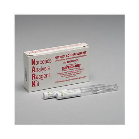 Sirchie NARK Nitric Acid Reagent, Heroin, Morphine, 10 Tests