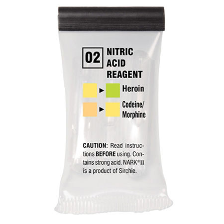 Sirchie Nark II Nitric Acid Reagent, Heroin, Morphine, 10 Tests