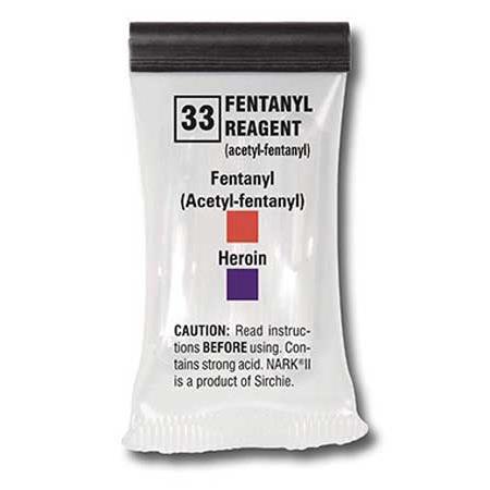 Sirchie NARK II 33 Reagent for Fentanyl/Acetyl-Fentanyl Opiates, 10 Tests