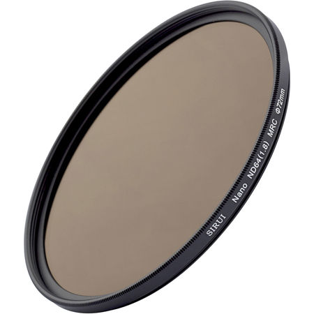 Sirui 72mm Nano Multi-Layer Coating Neutral Density Filter, 6-Stops