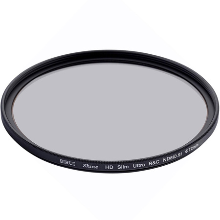 Sirui 72mm Nano Multi-Layer Coating Neutral Density Filter, 3-Stops