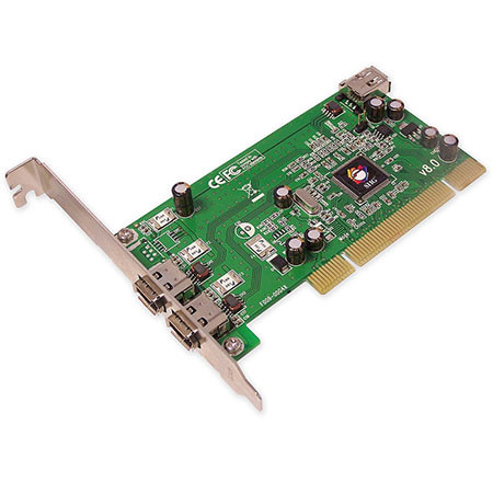 SIIG FireWire 2 External and 1 Internal Port PCI Adapter