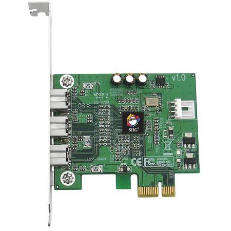 SIIG DP FireWire 800 PCIe Adapter Card