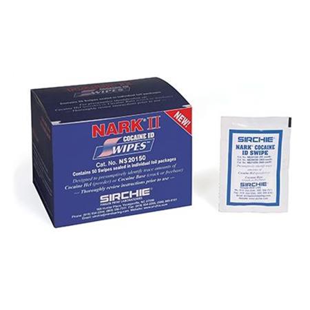 Sirchie Cocaine ID Swipes, Box of 50