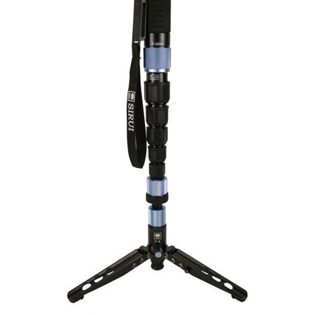 Sirui P326SR 10X Carbon Fiber 6-Section Monopod, Feet & VH-10X Fluid Video Head