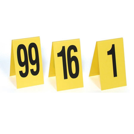 Sirchie Short Plastic Photo Numbers (1-15)
