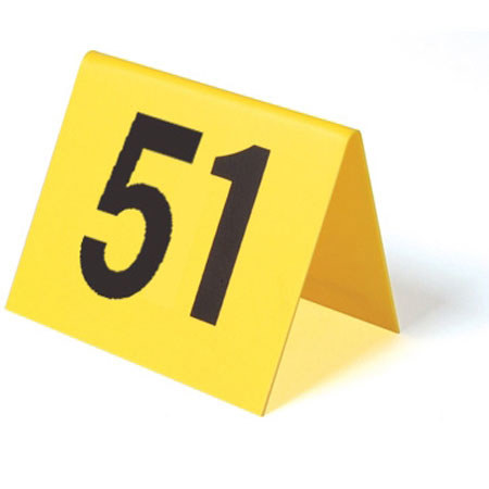 Sirchie Plastic Photo Evidence Numbers (51-99), Short