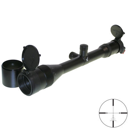 Swarovski Optik 6 - 24 x 50mm Habicht PH Series Rifle Scope, Matte Black Finish with TDS Reticle & Low Target Turrets, 30mm Tube