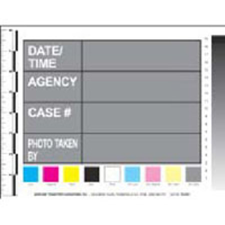 Sirchie Photo Scale and ID Cards, 4" x 5-3/8", 25 Pack