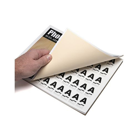 Sirchie Photo ID Markers, Number 0-9, Letters A-Z, Set of 50