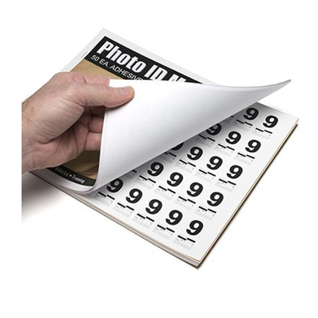 Sirchie Photography ID Markers, Numbers 0-9, Set of 50