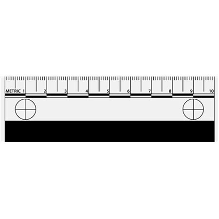Sirchie Evidential Photo Scales, 10cm Length, Set of 10